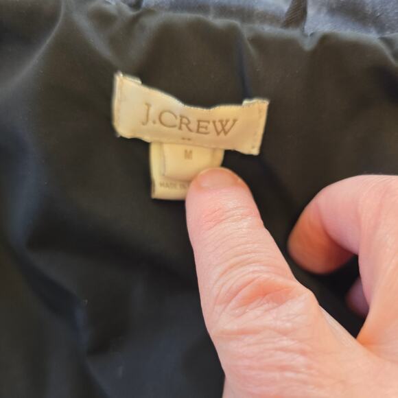 J Crew Quilted Down Puffer Vest Women's M Gray Black Plaid Gorpcore Outdoorcore - Picture 5 of 11